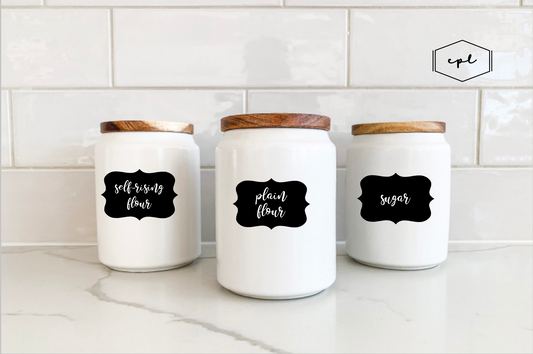 Custom Chalkboard Sticker Labels