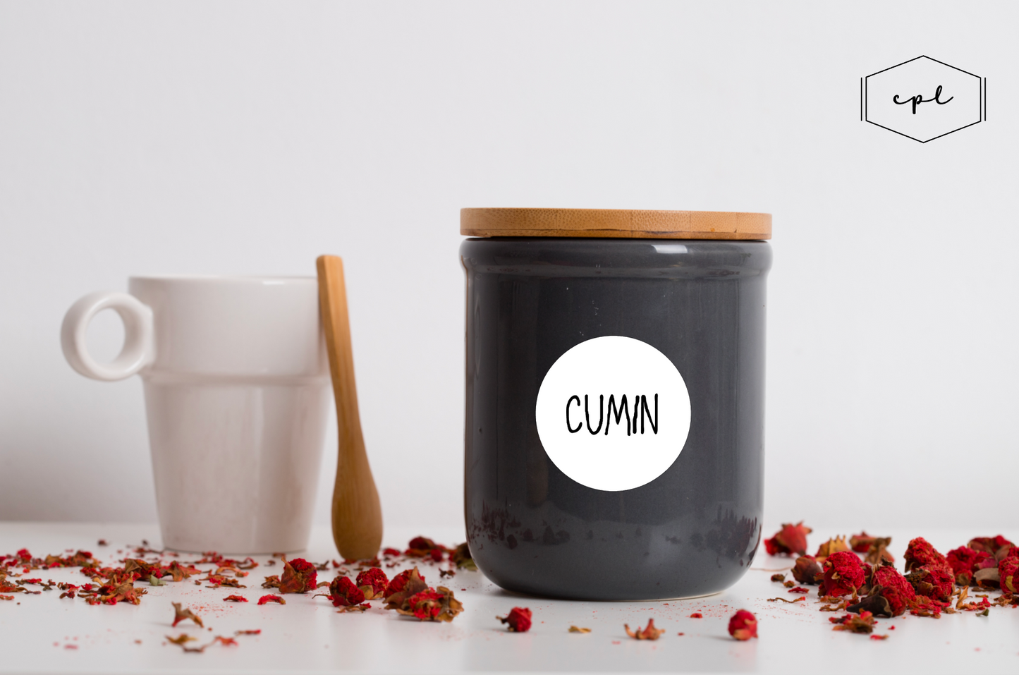Custom Spice Sticker Labels