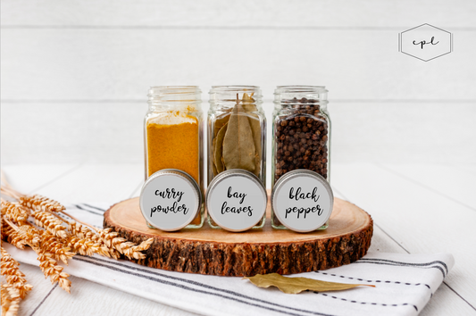 Custom Spice Sticker Labels