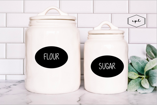 Custom Chalkboard Sticker Labels