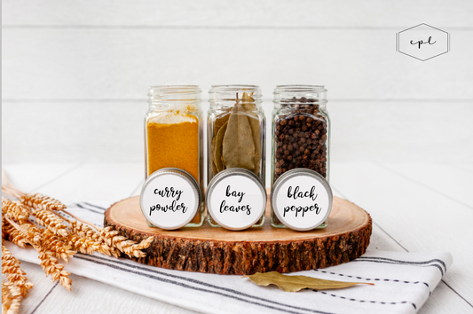 Custom Spice Sticker Labels